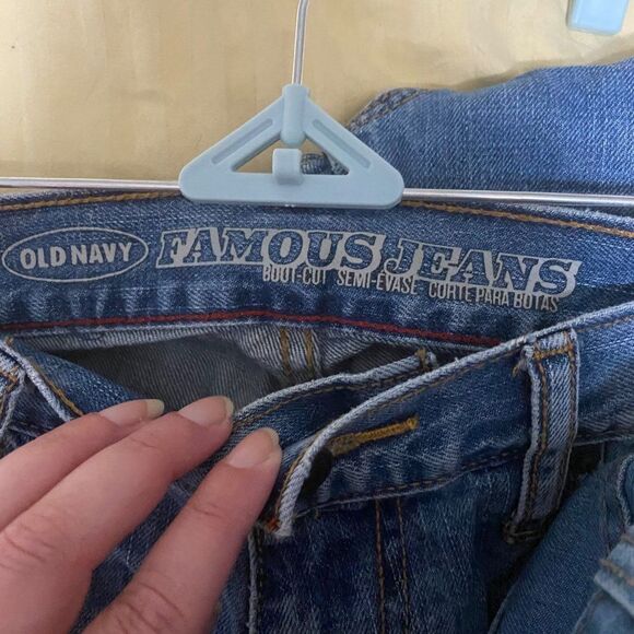 Old Navy famous jeans bootcut denim blue jeans - Picture 5 of 6